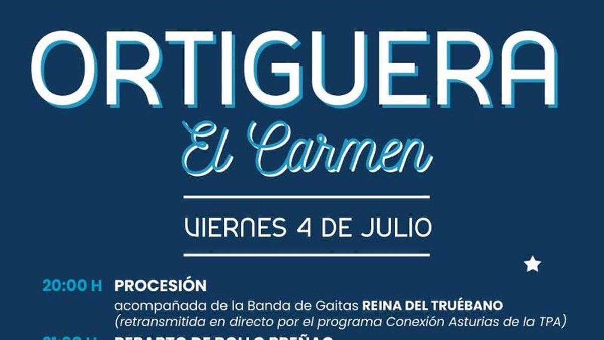 Cartel anunciador de las fiestas.