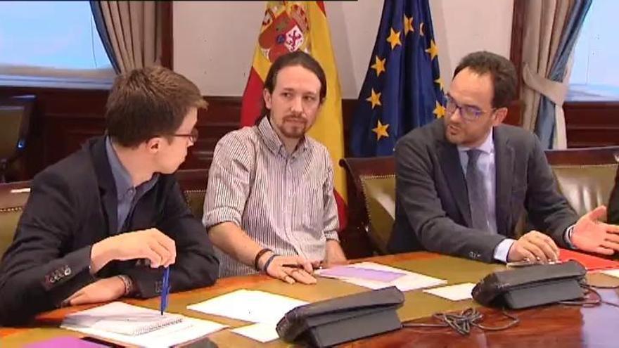 Historia de una reunión a tres: PSOE-Podemos-Ciudadanos