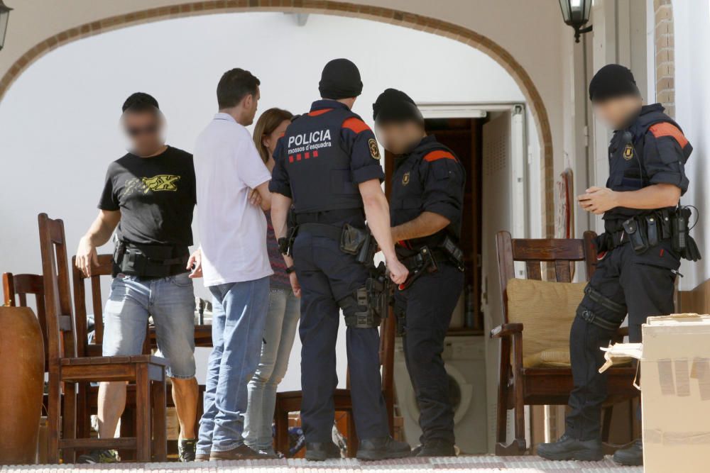 Operació policial a Lloret contra el tràfic de drogues