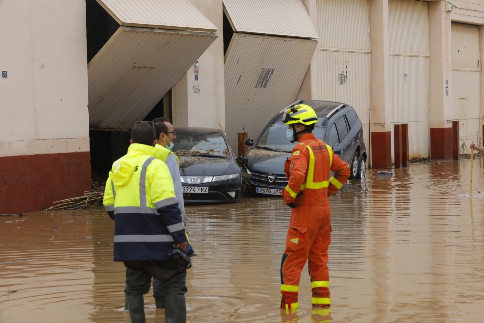 Daños en el polígono Vereda Sud de Beniparell