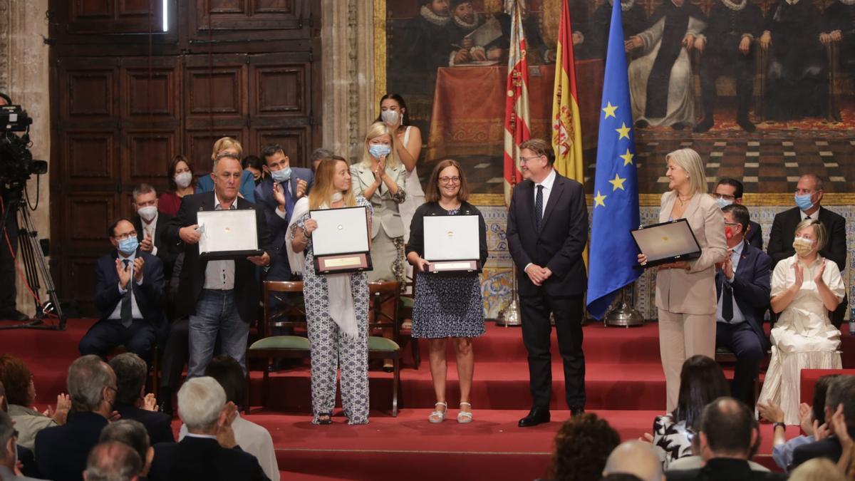 Los sanitarios, premiados con la Alta Distinción de la Generalitat