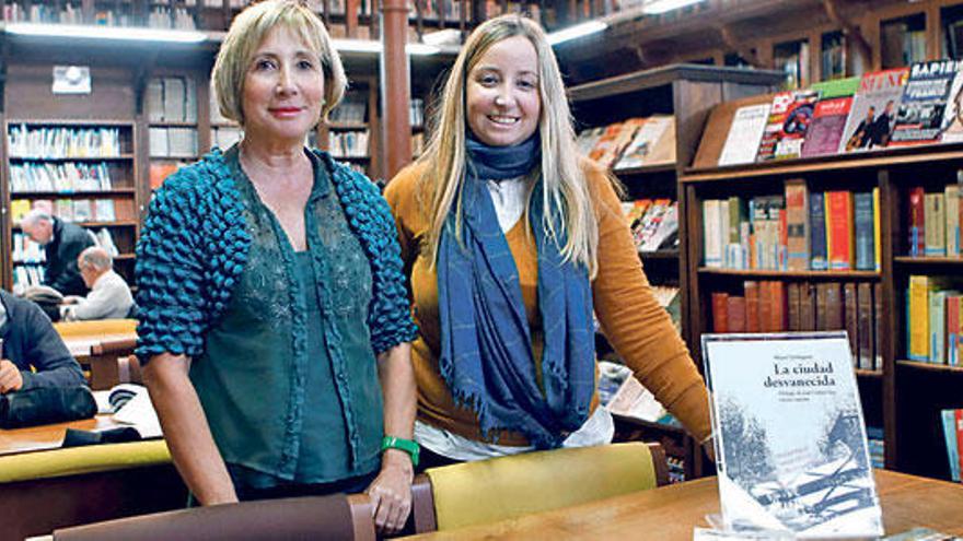 Isabel Ponseti y su hija Lluïsa Calafat, nieta y biznieta de Verdaguer.