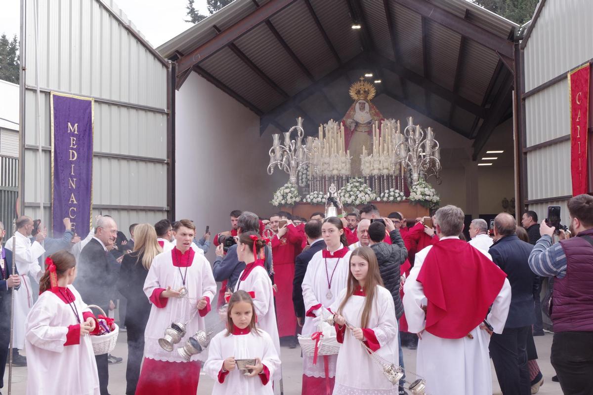Trono de Jesús de Medinaceli el viernes 27 de marzo de 2026 en Málaga