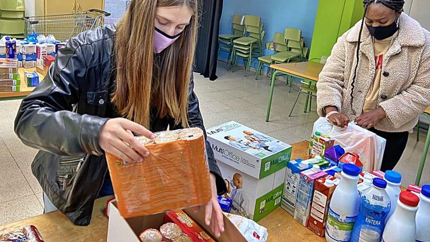 Recogida de alimentos en el IES Inca.