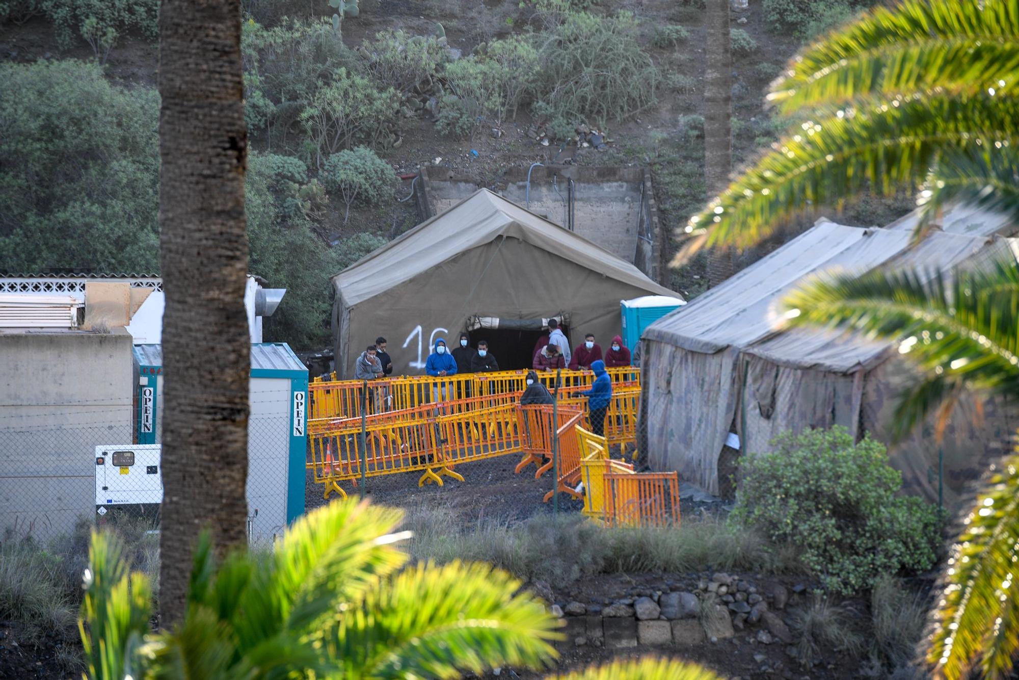 Campamentos de acogida de migrantes en Las Palmas de Gran Canaria