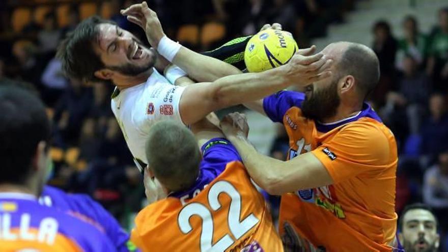 Imagen del partido Anaitasuna-Benidorm.