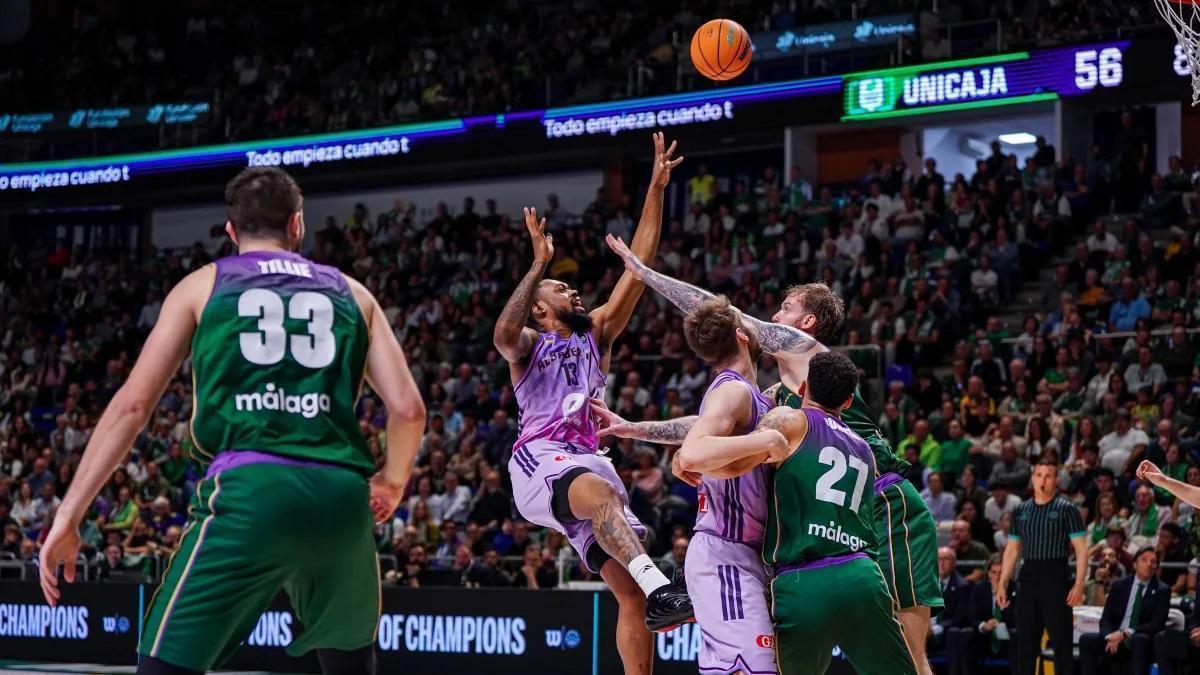 Imagen del Unicaja-ALBA del pasado miércoles.