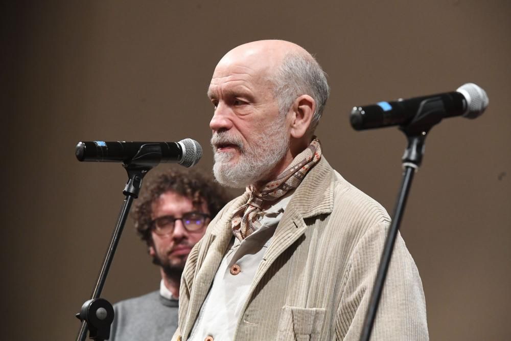 John Malkovich, en el teatro Colón de A Coruña