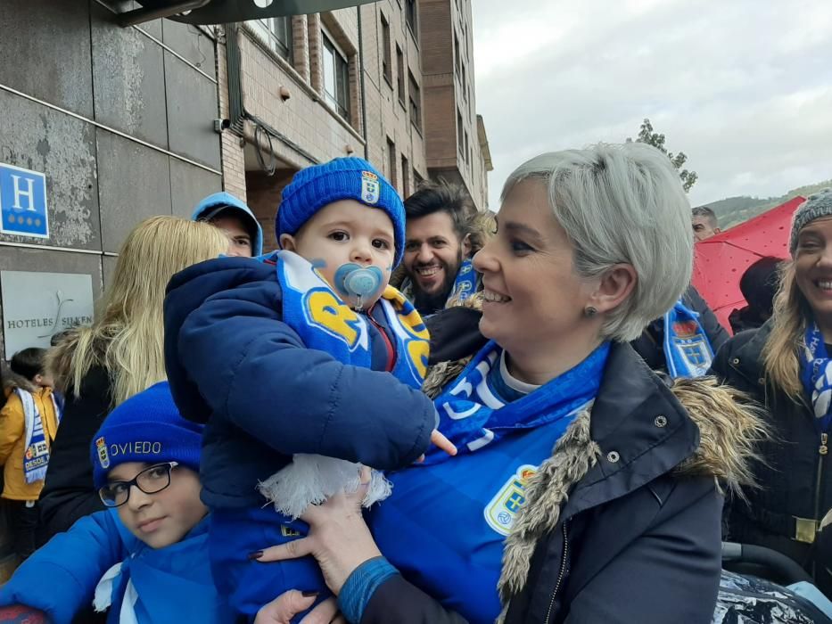 Derbi asturiano:  Así se vive los momentos previos al partido entre Real Oviedo y Sporting