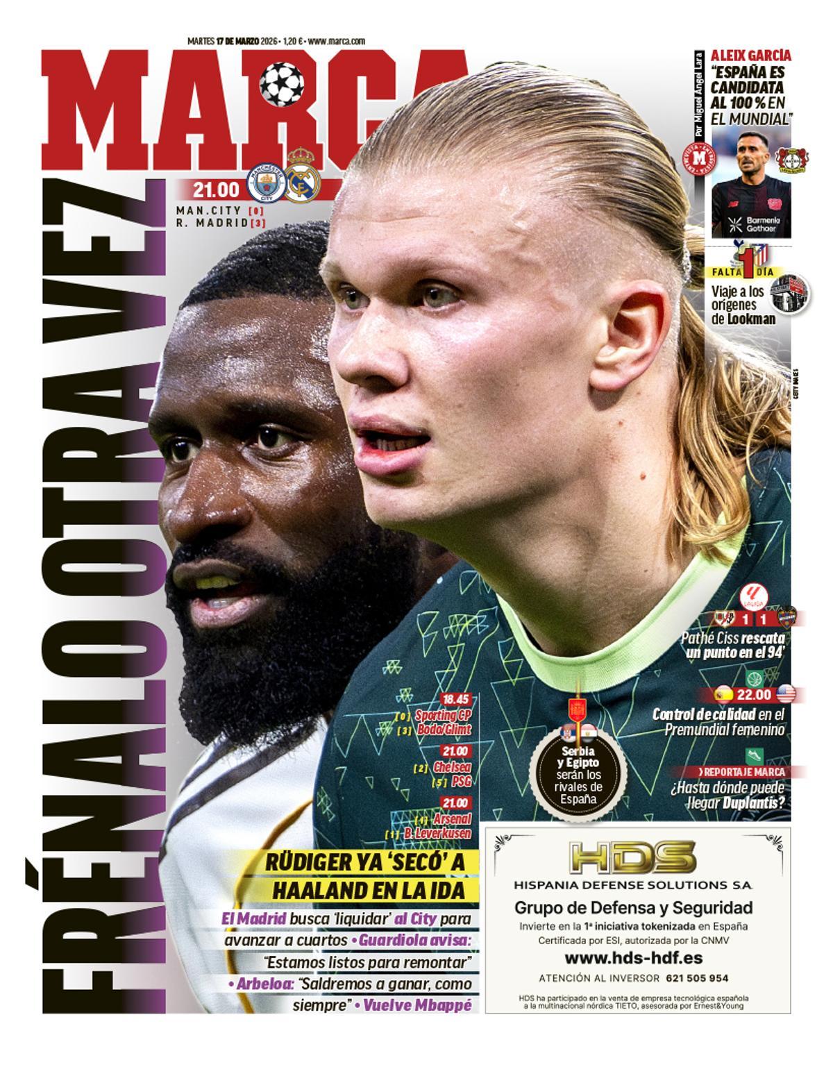 Las portadas de la prensa deportiva de hoy