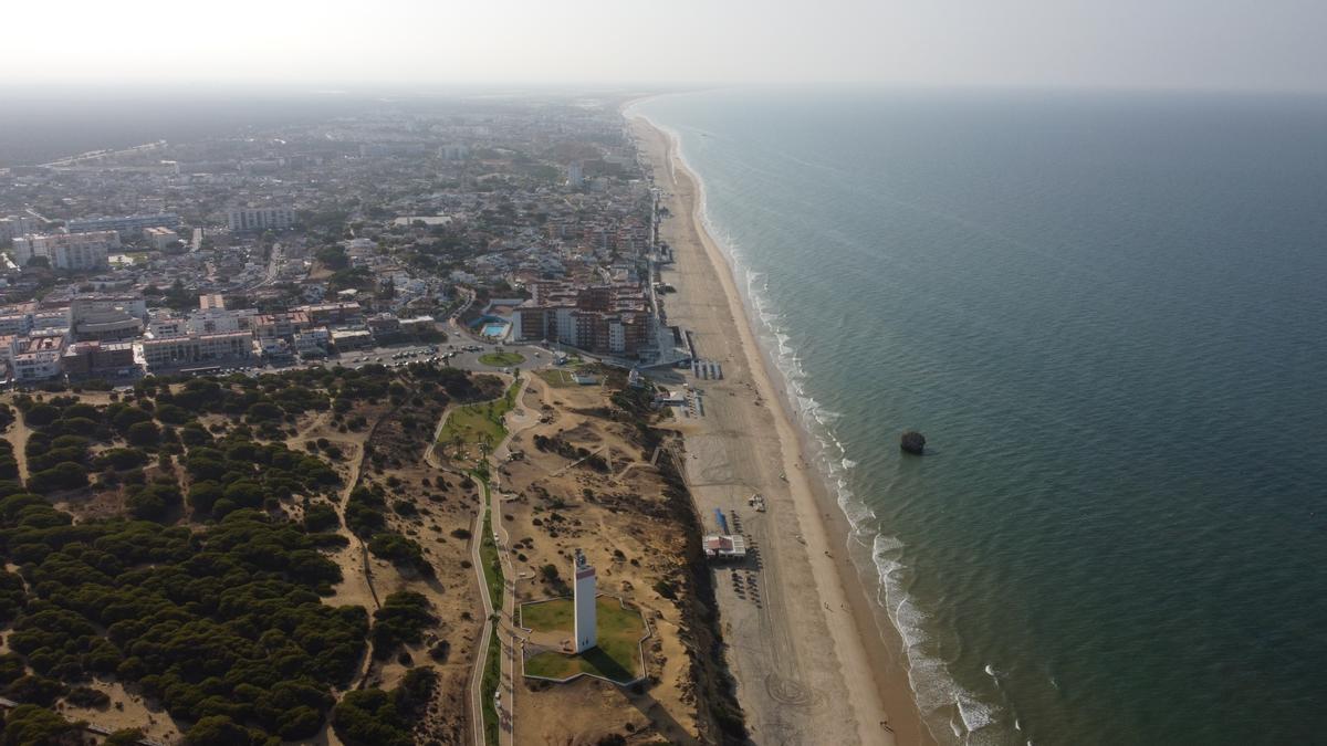 Una vista de la costa de Matalascañas.