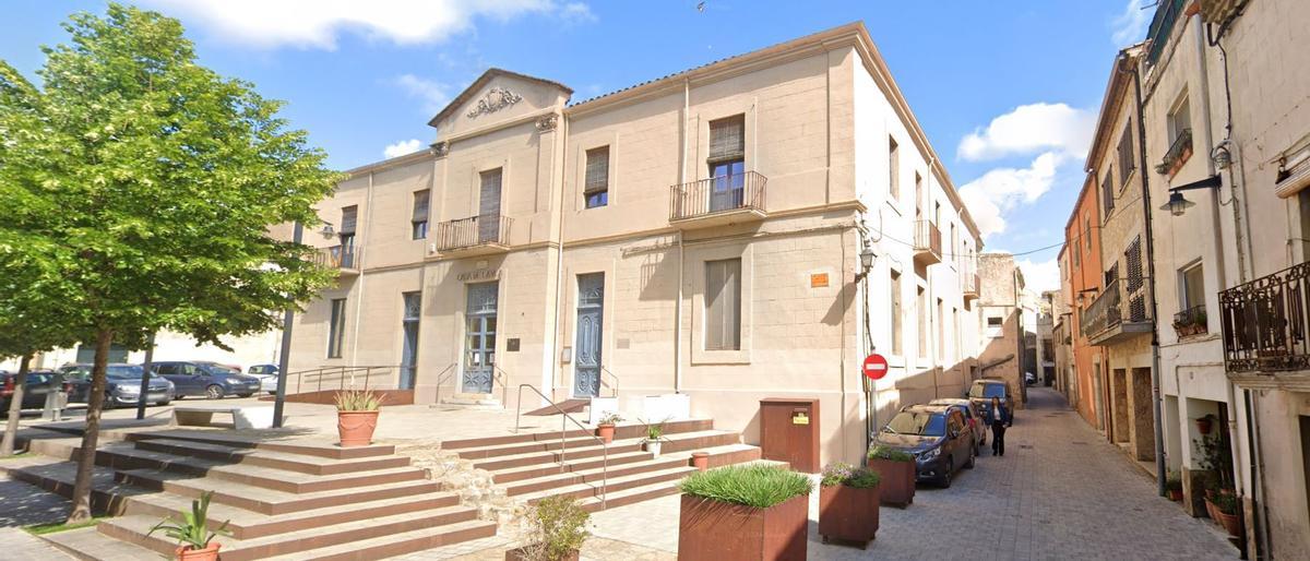 Ajuntament de Verges, en una imatge d'arxiu