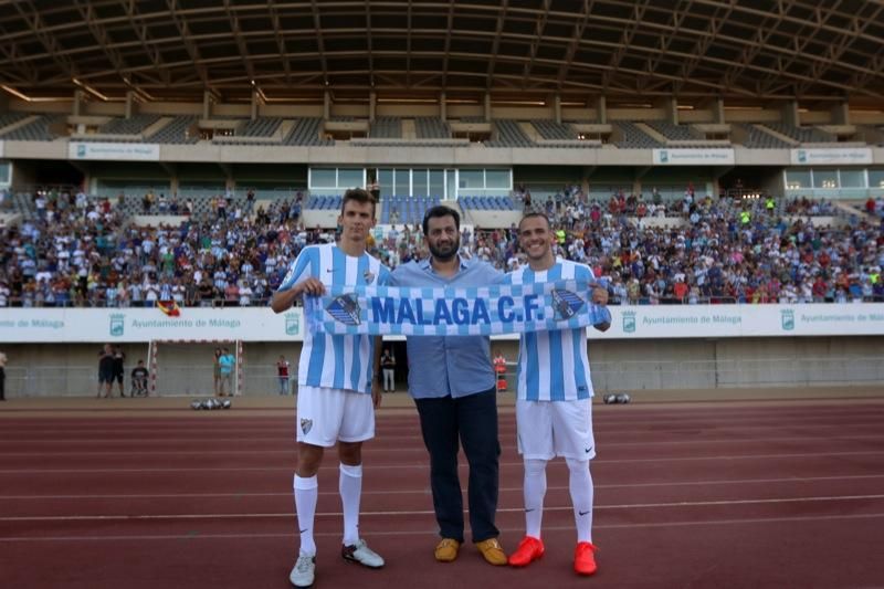 Entrenamiento de puertas abiertas del Málaga CF