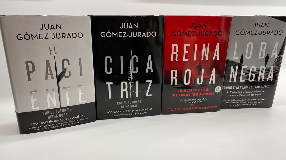 Algunas de las últimas obras del escritor Juan Gómez-Jurado.