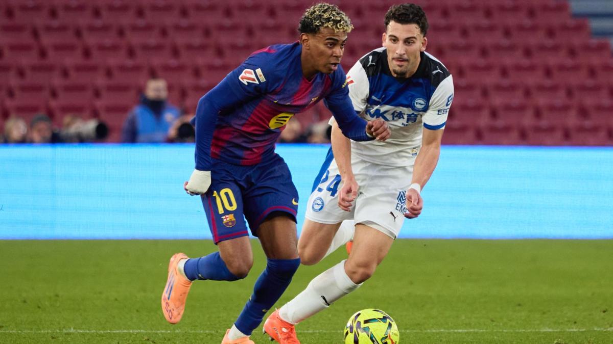 Victoria del FC Barcelona frente al Alavés