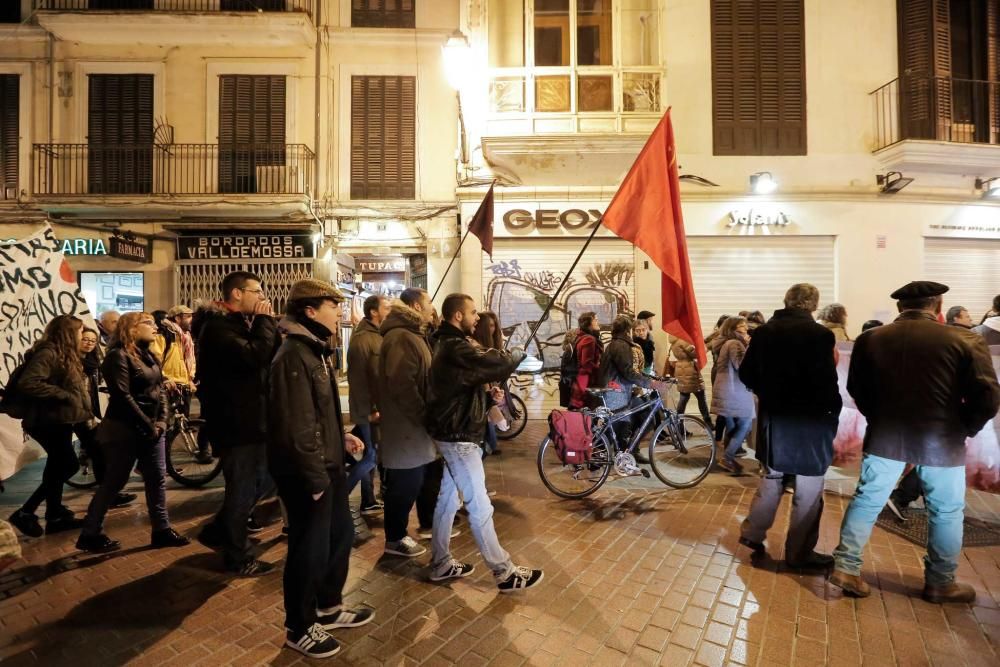 Manifestación por el Día de la Mujer Trabajadora en Palma