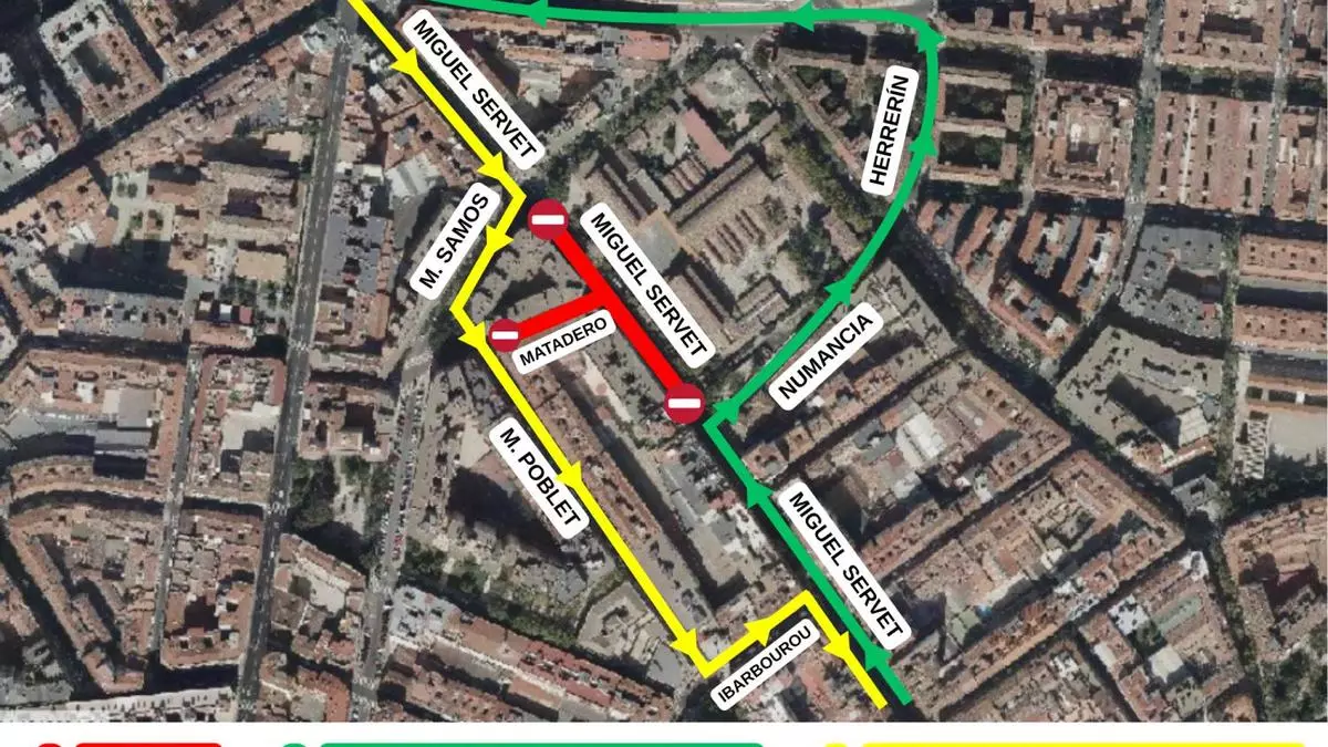Estas son las importantes obras que comienzan en la zona Este de Zaragoza con cambios en la circulación desde este domingo