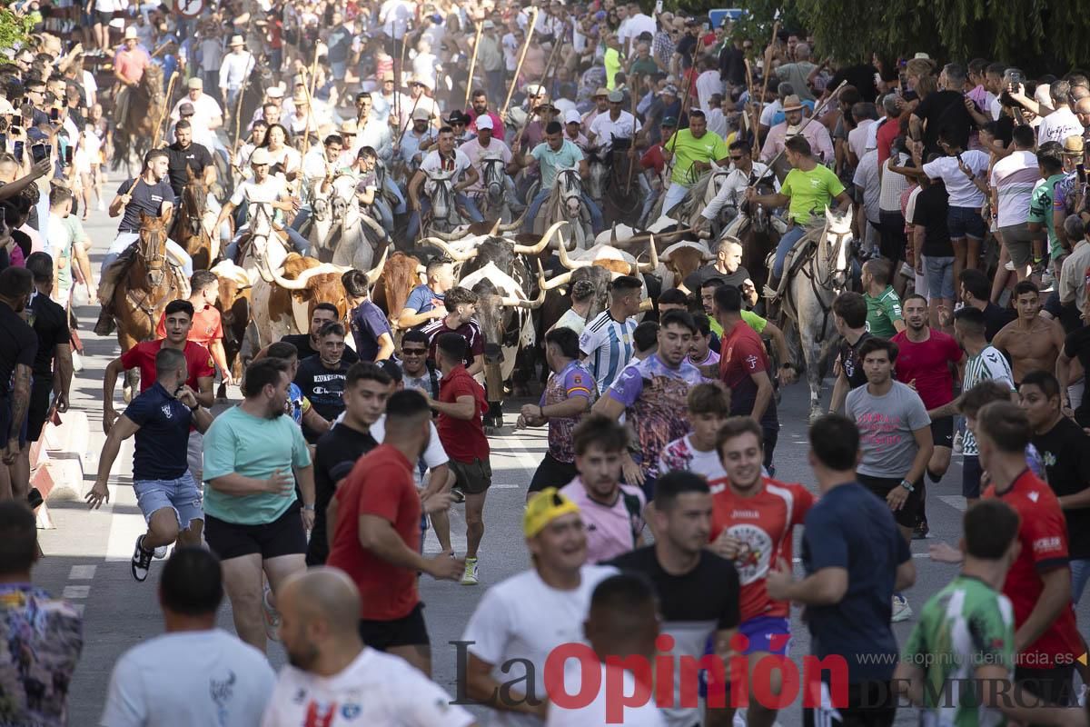 El segundo encierro de las Fiestas de Moratalla se salda con un herido