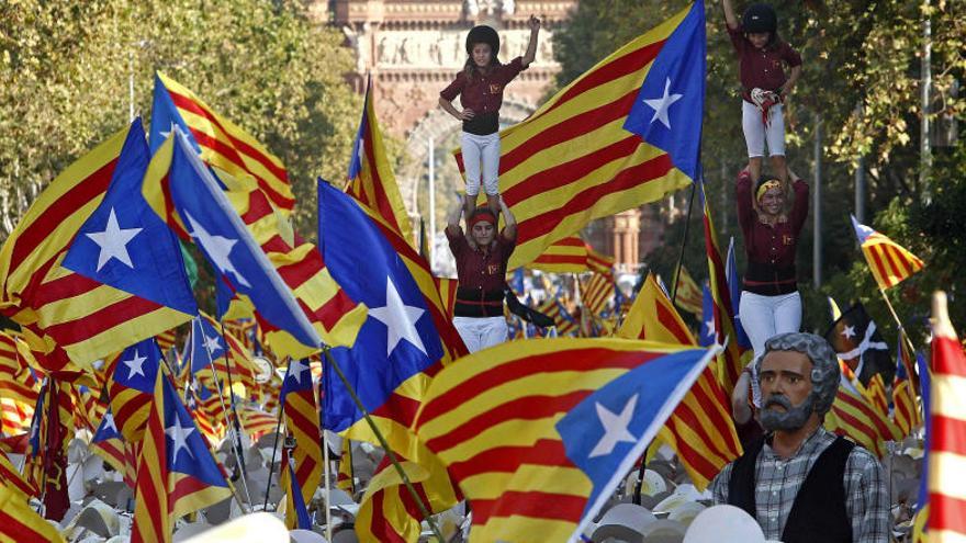 Acte independentista de la Diada a Barcelona