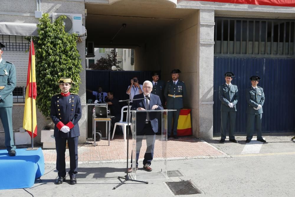 Misa y acto castrense en el cuertel de la Compañía de la Guardia Civil de Torrevieja y la Vega Baja el día de la Virgen del Pilar