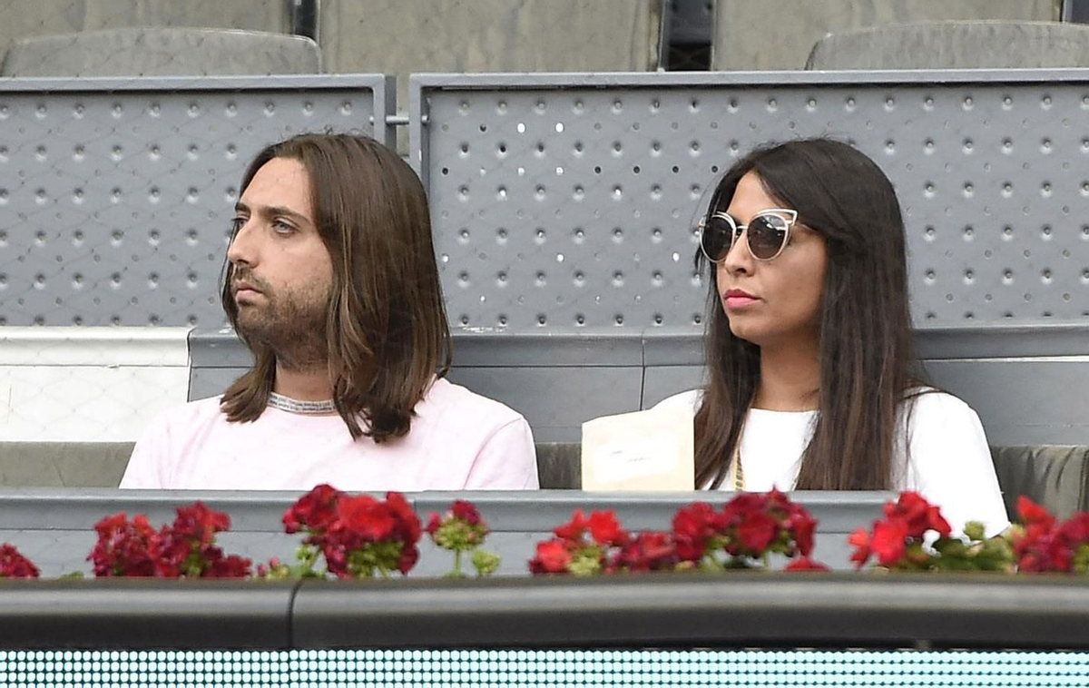 Juan Carmona y Sara Verdasco en el Mutua Madrid Open 2017