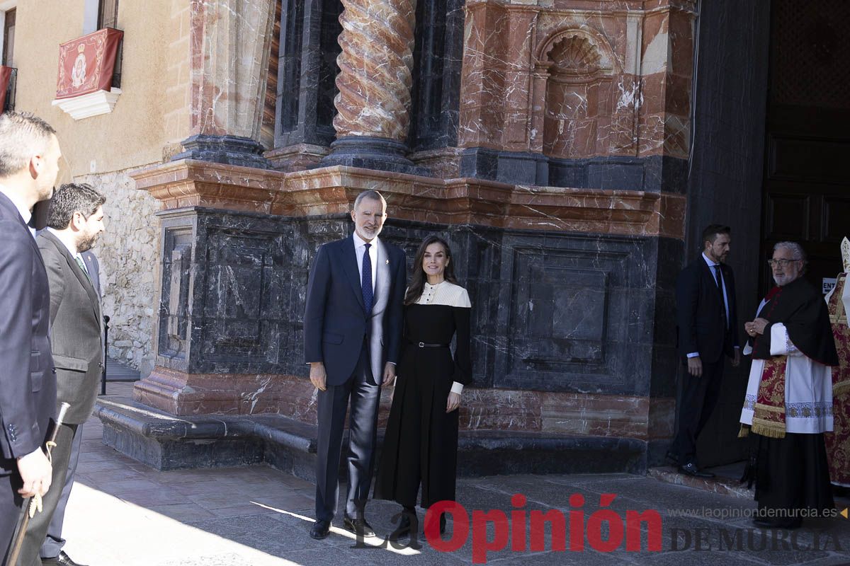 Visita de los reyes de España a Caravaca (explanada de la Basílica)