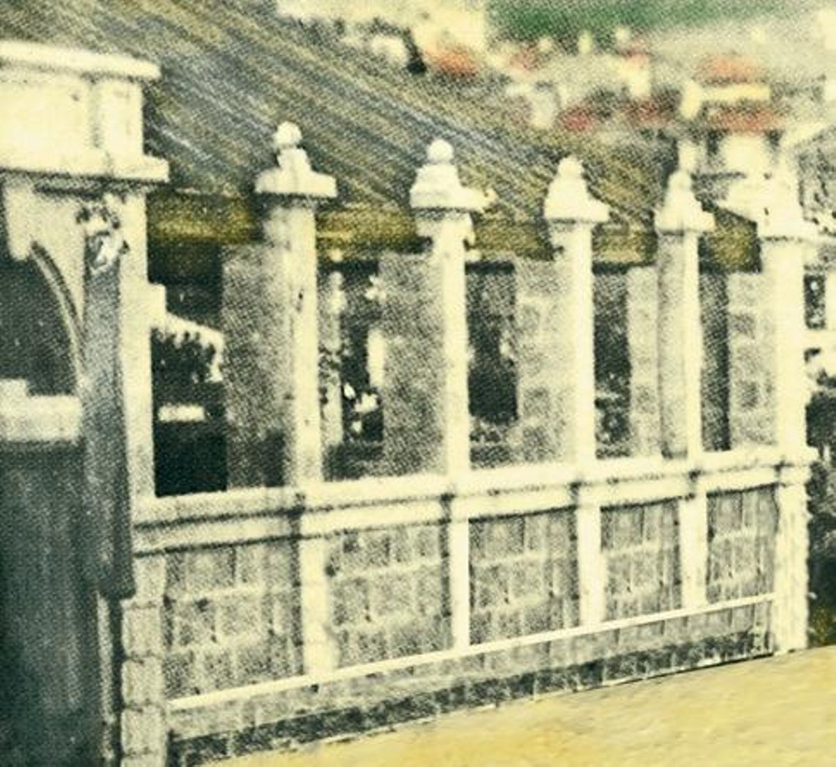 O mercado en construción.