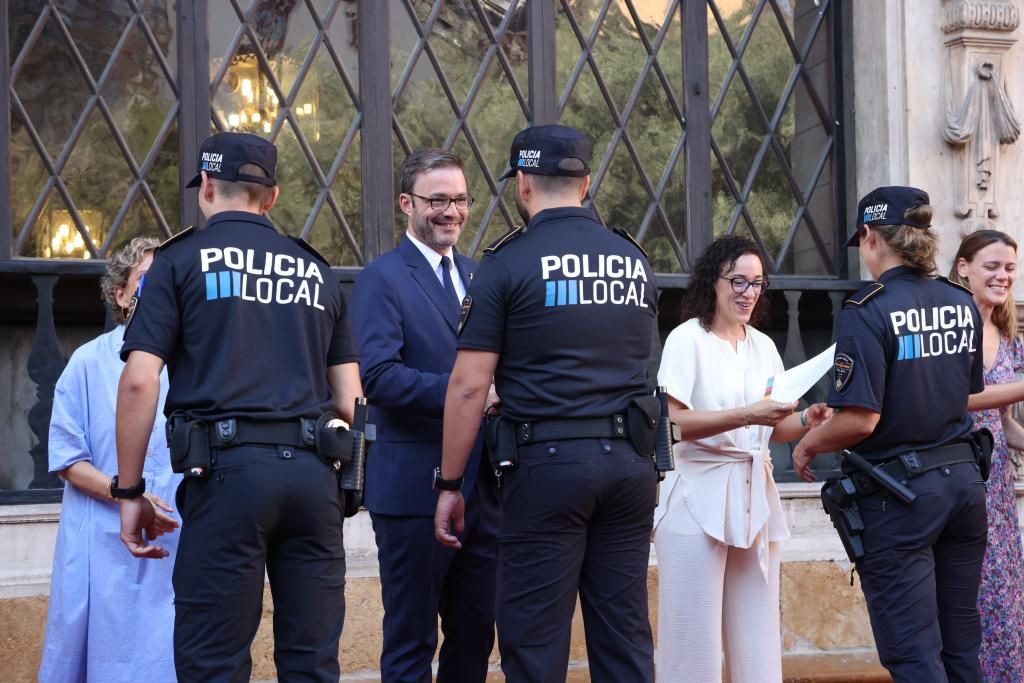 Toma de posesión de nuevos agentes de la Policía Local de Palma
