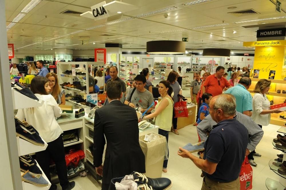 Comienzan las rebajas en Murcia