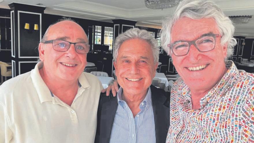 Pedro Carboné, a la izquierda, junto a Luis Corno y Luis Ivars, en una imagen reciente. | INFORMACIÓN