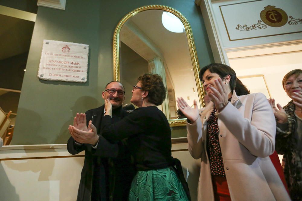 Homenaje a Atanasio Díe en Orihuela