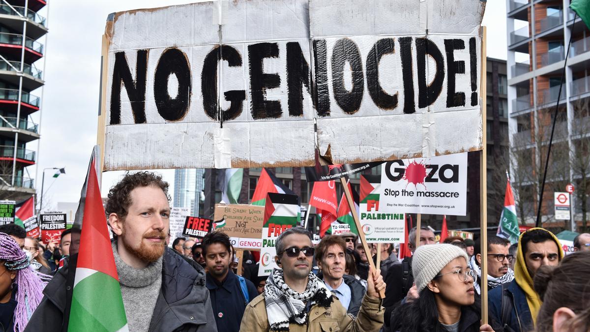 Manifestación propalestina en Londres