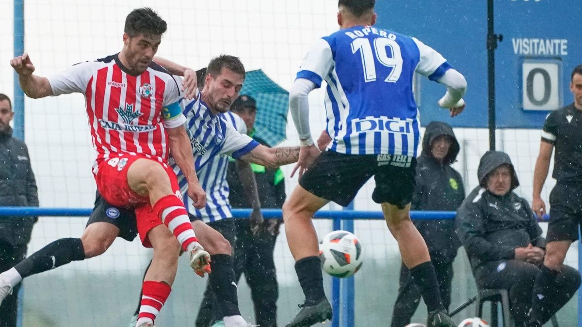 Juanan, en un momento del encuentro ante el Alavés B. | Area 11