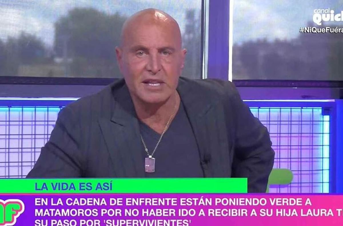 Kiko Matamoros vuelve a la carga contra Mediaset y ataca a uno de sus presentadores: "Lo detesto mucho"