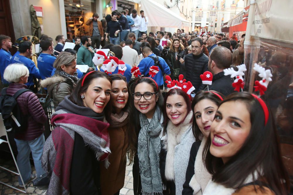 La Navidad es una fiesta en el centro de Málaga