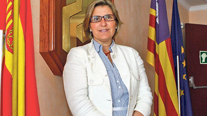 Marilén Pol, en una imagen tomada en la sede de la Federación Hotelera de Mallorca.