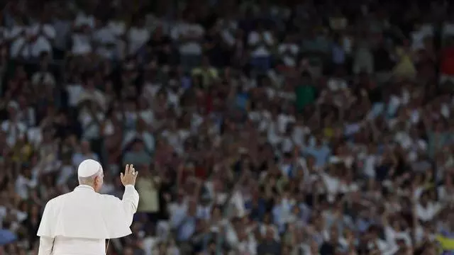 El Papa León XIV en el Bernabéu: "¡Hoy la Iglesia de Madrid ha hecho un golazo para siempre!"