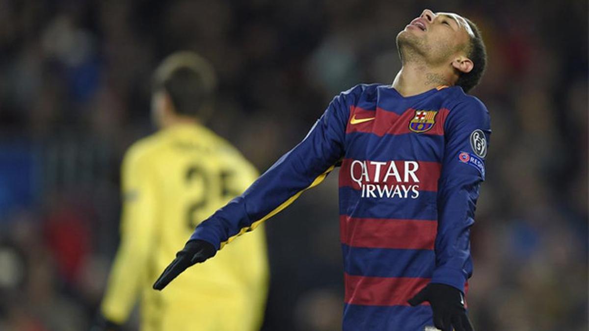 Messi le cedió a Neymar el penalti, pero el brasileño lo marró