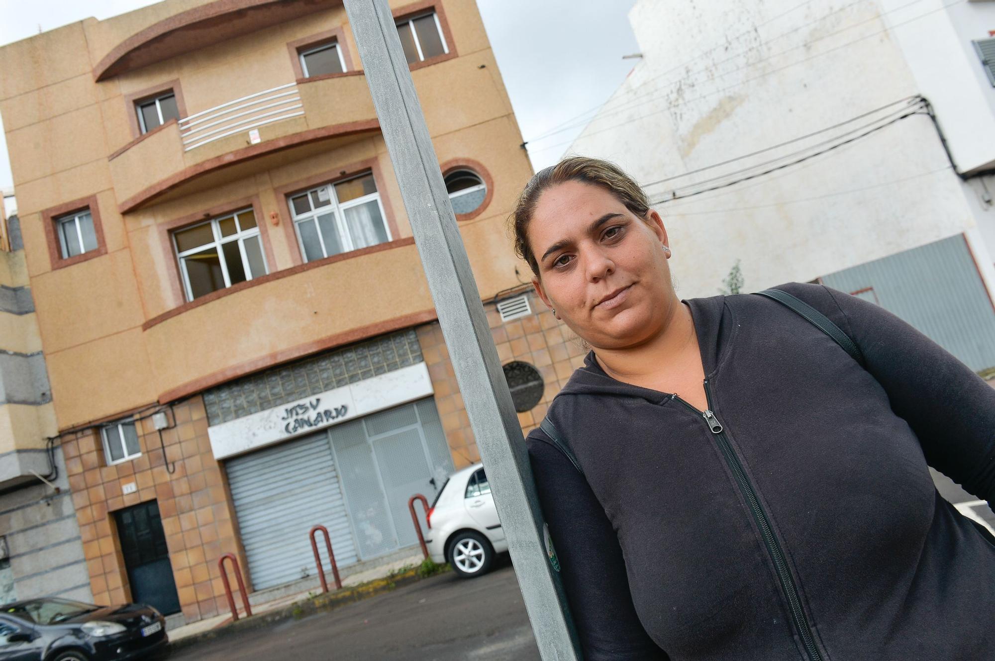 Consecuencias del temporal en el barrio de Las Mesas