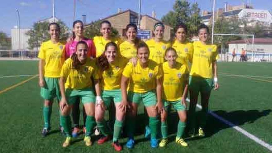 Once inicial del Caja Rural en el partido disputado ayer en campo del CD Tacón.