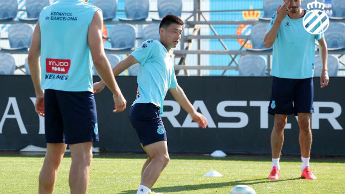 Así ha sido el entrenamiento de esta tarde del Espanyol