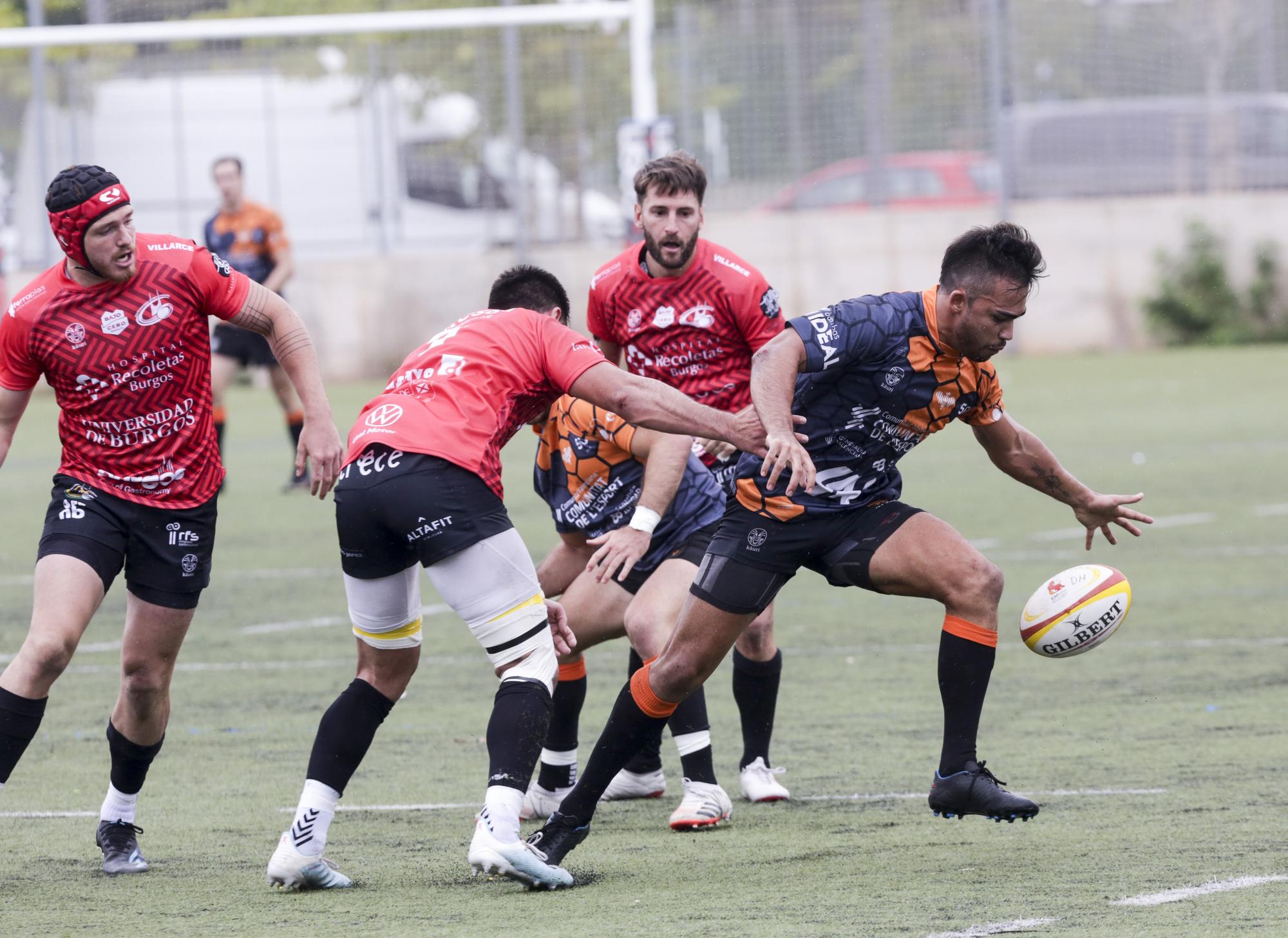 Primera victoria de Les Abelles en División de Honor de rugby 2021-2022 ante Burgos