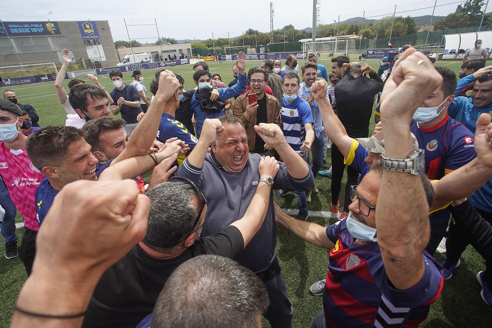 El Llagostera és de Primera RFEF (3-3)