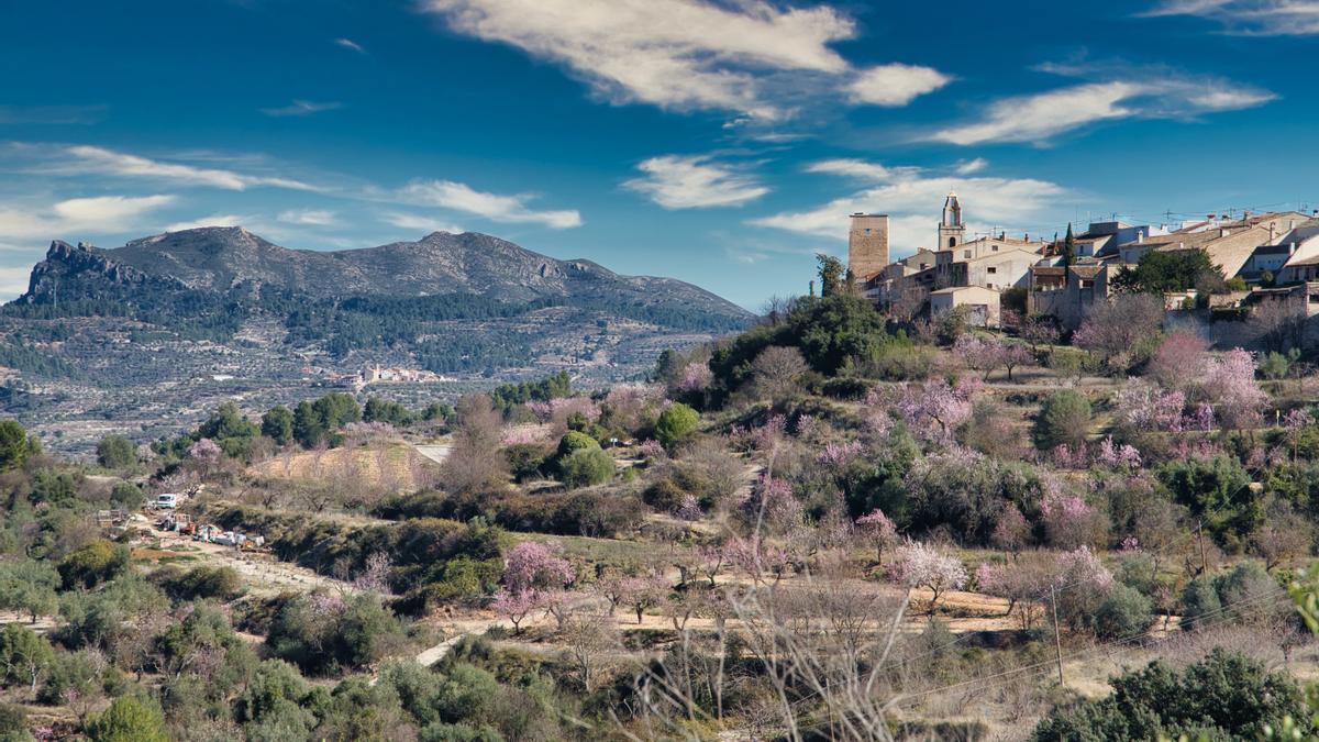 Preciosa imagen de la localidad de Almudaina.