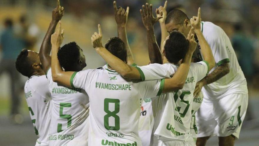 El Chapecoense mira al cielo con su primer gol internacional