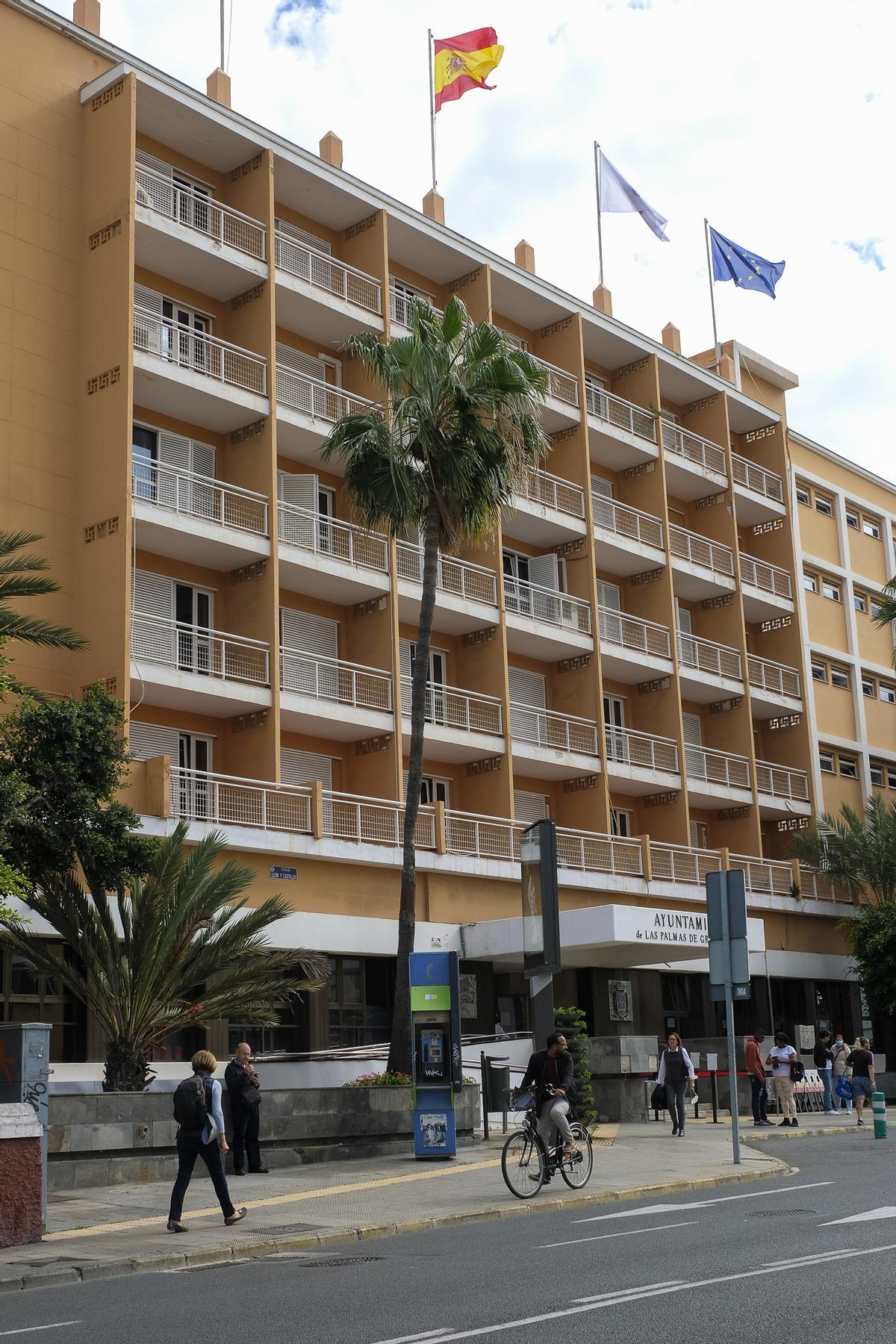 Imagen de las oficinas municipales del Ayuntamiento de Las Palmas de Gran Canaria.