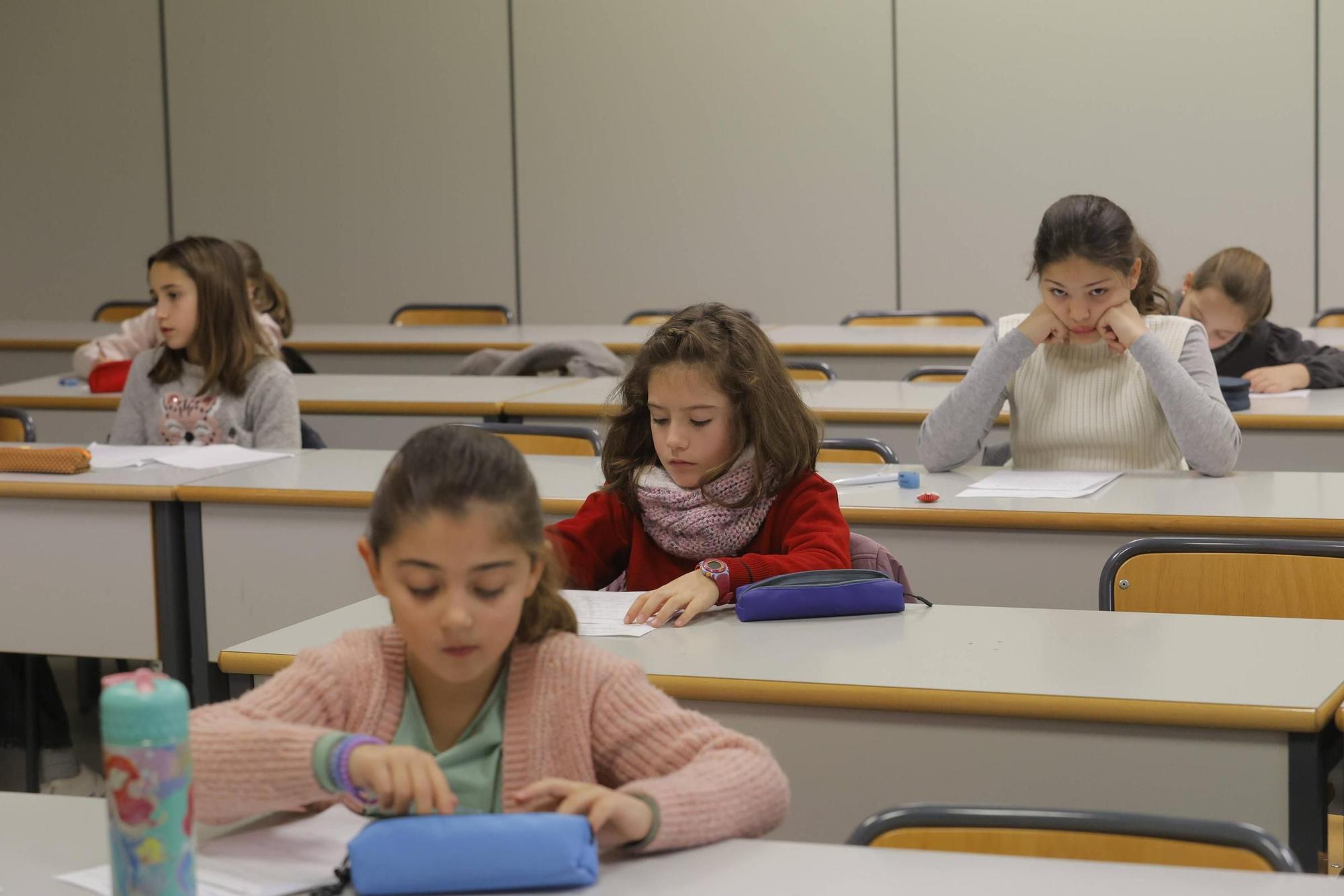 Dos mil niños participan en la Olimpiada Matemática que hoy ha organizado el Colegio Guadalaviar en la UPV
