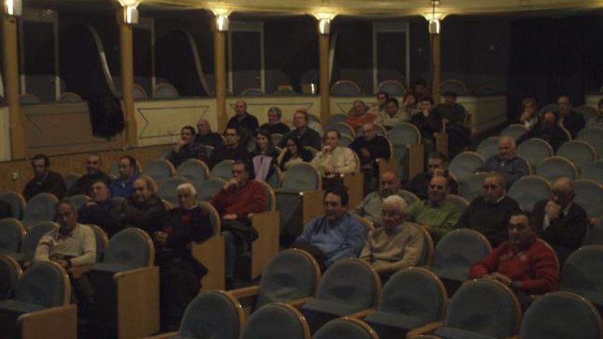 Asistentes al acto informativo sobre la PAC celebrado ayer en la ciudad.