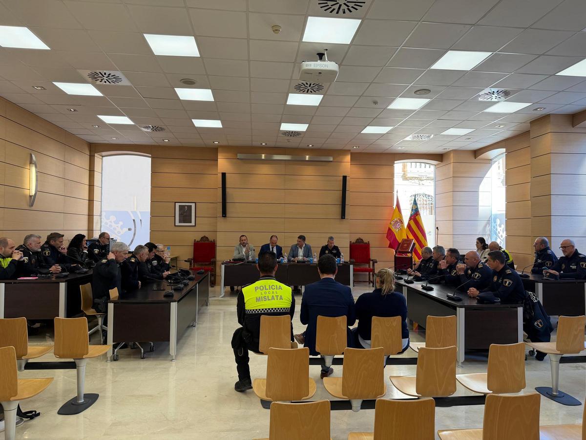 Un momento de la reunión.