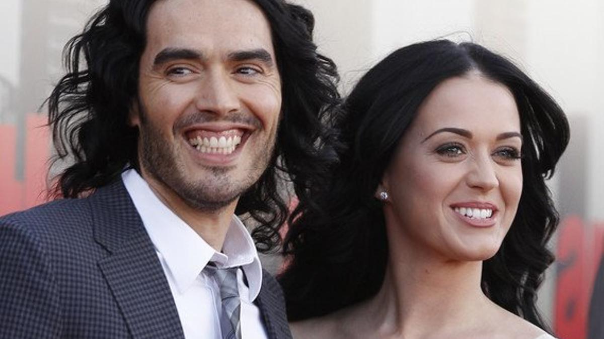 Russell Brand y Katy Perry, el pasado abril.